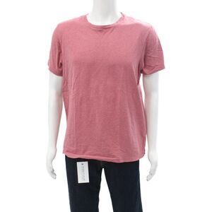 J Crew Mens Pink Cotton Crew Neck Short Sleeve T-Shirt Size L